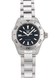 Buy Shop Tag Heuer Aquaracer Professional 200 Quartz Black Dial Silver Steel Strap Watch for Women - WBP1410.BA0622 USA Online
