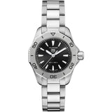 Buy Shop Tag Heuer Aquaracer Professional 200 Quartz Black Dial Silver Steel Strap Watch for Women - WBP1410.BA0622 USA Online