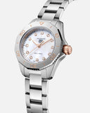 Buy Shop Tag Heuer Aquaracer Professional 200 Quartz Diamonds White Dial Silver Steel Strap Watch for Women - WBP1450.BA0622 USA Online