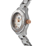 Buy Shop Tag Heuer Aquaracer Professional 200 Quartz Diamonds White Dial Silver Steel Strap Watch for Women - WBP1450.BA0622 USA Online