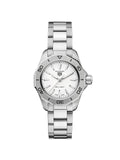 Buy Shop Tag Heuer Aquaracer Professional 200 Quartz Mother of Pearl Dial Silver Steel Strap Watch for Women - WBP1418.BA0622 USA Online