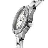 Buy Shop Tag Heuer Aquaracer Professional 200 Quartz White Dial Silver Steel Strap Watch for Women - WBP1411.BA0622 USA Online