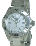 Buy Shop Tag Heuer Aquaracer Professional 200 Quartz White Dial Silver Steel Strap Watch for Women - WBP1411.BA0622 USA Online