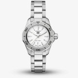 Buy Shop Tag Heuer Aquaracer Professional 200 Quartz White Dial Silver Steel Strap Watch for Women - WBP1411.BA0622 USA Online