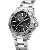 Buy Shop Tag Heuer Aquaracer Professional 200 Solargraph Quartz Black Dial Silver Steel Strap Watch for Men - WBP1114.BA0000 USA Online