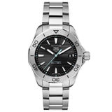 Buy Shop Tag Heuer Aquaracer Professional 200 Solargraph Quartz Black Dial Silver Steel Strap Watch for Men - WBP1114.BA0000 USA Online