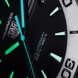 Buy Shop Tag Heuer Aquaracer Professional 200 Solargraph Quartz Black Dial Silver Steel Strap Watch for Men - WBP1180.BF0000 USA Online