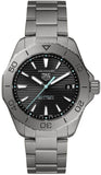 Buy Shop Tag Heuer Aquaracer Professional 200 Solargraph Quartz Black Dial Silver Steel Strap Watch for Men - WBP1180.BF0000 USA Online