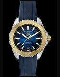 Buy Shop Tag Heuer Aquaracer Professional 200 Automatic Blue Dial Blue Rubber Strap Watch for Men - WBP2150.FT6210 USA Online