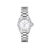 Buy Shop Tag Heuer Aquaracer Professional 200 Quartz Diamond Mother of Pearl Dial Silver Steel Strap Watch for Women - WBP1417.BA0622 USA Online