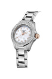 Buy Shop Tag Heuer Aquaracer Professional 200 Quartz Diamonds Mother of Pearl Dial Silver Steel Strap Watch for Women - WBP1451.BA0622 USA Online