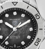 Buy Shop Tag Heuer Aquaracer Professional 200 Automatic Black Dial Silver Steel Strap Watch for Men - WBP2410.BA0622 USA Online