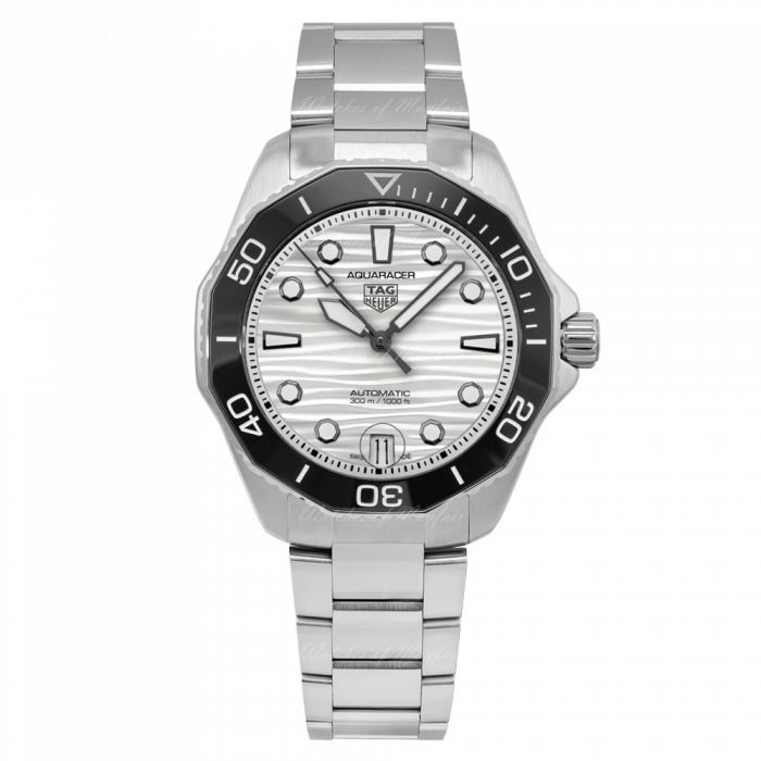 Buy Shop Tag Heuer Aquaracer Professional 300 Automatic White Dial Silver Steel Strap Watch for Men - WBP231C.BA0626 USA Online