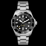Buy Shop Tag Heuer Aquaracer Professional 300 Automatic Black Dial Silver Steel Strap Watch for Men - WBP201A.BA0632 USA Online