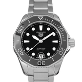 Buy Shop Tag Heuer Aquaracer Professional 300 Automatic Black Dial Silver Steel Strap Watch for Women - WBP231D.BA0626 USA Online