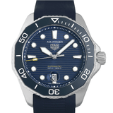Buy Shop Tag Heuer Aquaracer Professional 300 Automatic Blue Dial Blue Rubber Strap Watch for Men - WBP201B.FT6198 USA Online