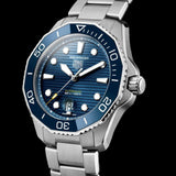 Buy Shop Tag Heuer Aquaracer Professional 300 Automatic Blue Dial Silver Steel Strap Watch for Men - WBP201B.BA0632 USA Online