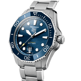 Buy Shop Tag Heuer Aquaracer Professional 300 Automatic Blue Dial Silver Steel Strap Watch for Men - WBP201B.BA0632 USA Online
