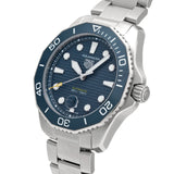 Buy Shop Tag Heuer Aquaracer Professional 300 Automatic Blue Dial Silver Steel Strap Watch for Men - WBP201B.BA0632 USA Online