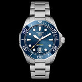 Buy Shop Tag Heuer Aquaracer Professional 300 Automatic Blue Dial Silver Steel Strap Watch for Men - WBP201B.BA0632 USA Online