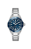 Buy Shop Tag Heuer Aquaracer Professional 300 Automatic Diamonds Blue Dial Silver Steel Strap Watch for Women - WBP231B.BA0618 USA Online