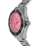 Buy Shop Tag Heuer Aquaracer Professional 300 Automatic Diamonds Pink Dial Silver Steel Strap Watch for Women - WBP231J.BA0618 USA Online