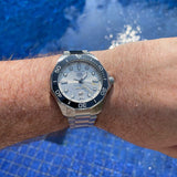 Buy Shop Tag Heuer Aquaracer Professional 300 Automatic Silver Dial Silver Steel Strap Watch for Men - WBP201C.BA0632 USA Online