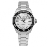 Buy Shop Tag Heuer Aquaracer Professional 300 Automatic White Dial Silver Steel Strap Watch for Men - WBP231C.BA0626 USA Online