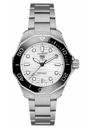 Buy Shop Tag Heuer Aquaracer Professional 300 Automatic White Dial Silver Steel Strap Watch for Men - WBP231C.BA0626 USA Online