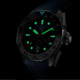 Tag Heuer Aquaracer Professional 300 GMT Automatic Blue Dial Blue Rubber Strap Watch for Men - WBP2010.FT6198