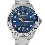 Buy Shop Tag Heuer Aquaracer Professional 300 GMT Automatic Blue Dial Silver Steel Strap Watch for Men - WBP2010.BA0632 USA Online
