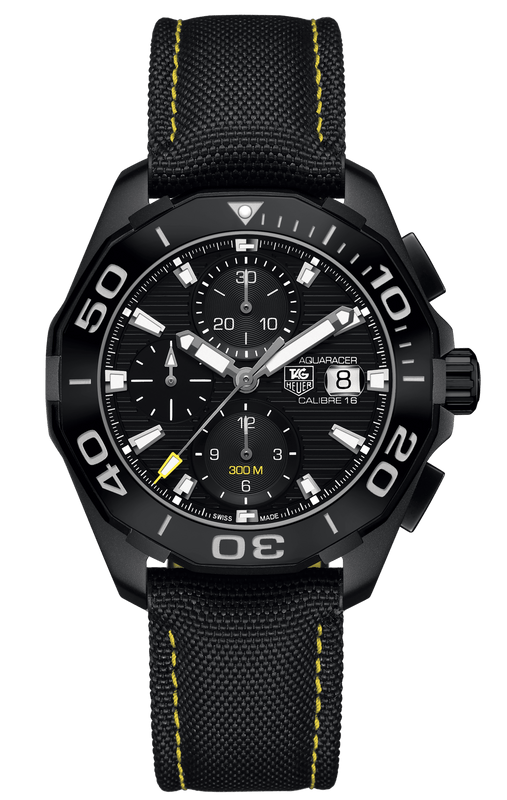 Buy Shop Tag Heuer Aquaracer PVD Black Dial Watch for Men - CAY218A.FC6361 USA Online