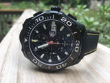 Tag Heuer Aquaracer PVD Black Dial Watch for Men - CAY218A.FC6361