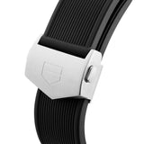 Buy Shop Tag Heuer Aquaracer Quartz Black Dial Black Rubber Strap Watch for Men - WAY101A.FT6141 USA Online