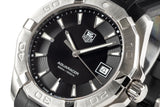 Buy Shop Tag Heuer Aquaracer Quartz Black Dial Black Rubber Strap Watch for Men - WAY1110.FT8021 USA Online
