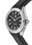 Buy Shop Tag Heuer Aquaracer Quartz Black Dial Black Rubber Strap Watch for Men - WAY1110.FT8021 USA Online