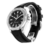 Buy Shop Tag Heuer Aquaracer Quartz Black Dial Black Rubber Strap Watch for Men - WAY1110.FT8021 USA Online
