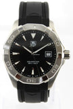 Buy Shop Tag Heuer Aquaracer Quartz Black Dial Black Rubber Strap Watch for Men - WAY1110.FT8021 USA Online