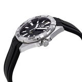 Buy Shop Tag Heuer Aquaracer Quartz Black Dial Black Rubber Strap Watch for Men - WBD1110.FT8021 USA Online