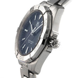 Buy Shop Tag Heuer Aquaracer Quartz Black Dial Silver Steel Strap Watch for Men - WAY1110.BA0928 USA Online