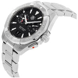 Buy Shop Tag Heuer Aquaracer Quartz Black Dial Silver Steel Strap Watch for Men - WAY111Z.BA0928 USA Online