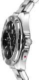 Buy Shop Tag Heuer Aquaracer Quartz Black Dial Silver Steel Strap Watch for Men - WAY111Z.BA0928 USA Online