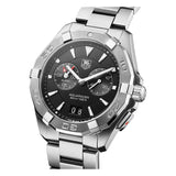 Buy Shop Tag Heuer Aquaracer Quartz Black Dial Silver Steel Strap Watch for Men - WAY111Z.BA0928 USA Online