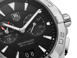 Buy Shop Tag Heuer Aquaracer Quartz Black Dial Silver Steel Strap Watch for Men - WAY111Z.BA0928 USA Online