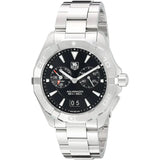 Buy Shop Tag Heuer Aquaracer Quartz Black Dial Silver Steel Strap Watch for Men - WAY111Z.BA0928 USA Online