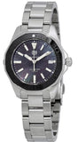 Buy Shop Tag Heuer Aquaracer Quartz Black Dial Silver Steel Strap Watch for Women - WAY131K.BA0748 USA Online