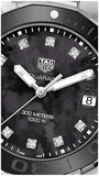 Buy Shop Tag Heuer Aquaracer Quartz Black Dial Silver Steel Strap Watch for Women - WAY131M.BA0748 USA Online