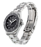 Buy Shop Tag Heuer Aquaracer Quartz Black Dial Silver Steel Strap Watch for Women - WAY131M.BA0748 USA Online