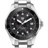 Buy Shop Tag Heuer Aquaracer Quartz Black Dial Silver Steel Strap Watch for Women - WAY131M.BA0748 USA Online