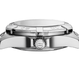 Buy Shop Tag Heuer Aquaracer Quartz Black Dial Silver Steel Strap Watch for Women - WBD1410.BA0741 USA Online